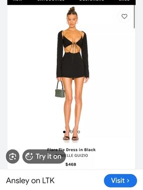 REVOLVE: Danielle Guizio Flore Tie Dress
